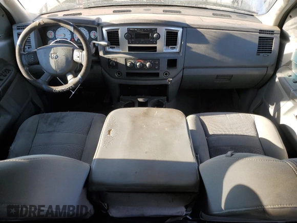 2007 Dodge 1500 ST with VIN 1D7HU18P77J517398, listed as a Copart auction lot 75881114 with 195,380 mi miles and Salvage Title. Bid and sale history available at DreamBid. Image 8.