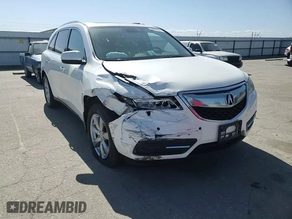 2014 Acura MDX Advance with VIN 5FRYD4H88EB026703, listed as a Copart auction lot 56964525 with 75,734 mi miles and Salvage title. Bid and sale history available at DreamBid. Image 13.