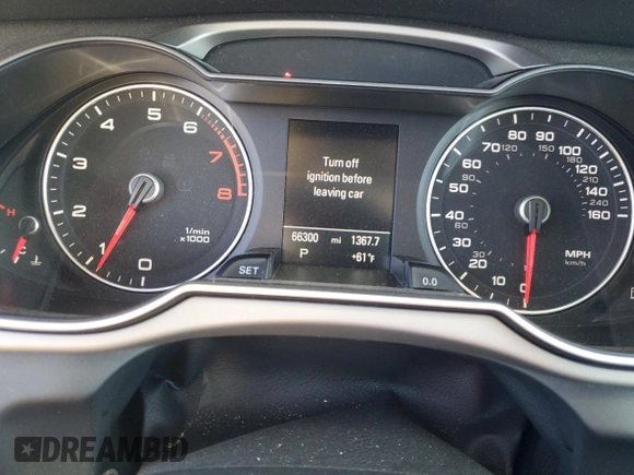 2015 Audi A4 Premium Plus with VIN WAUFFAFL2FN002342, listed as a Copart auction lot 87968965 with 66,300 mi miles and Salvage Title. Bid and sale history available at carsss.com. Image 9.
