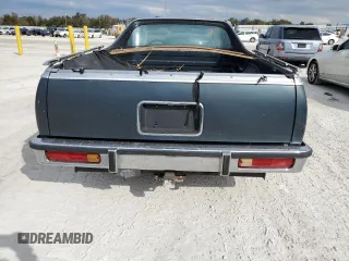 1985 Chevrolet El Camino with VIN 3GCCW80H1FS923489, listed as a Copart auction lot 78198354 with 76,530 mi miles and Salvage Title. Bid and sale history available at carsss.com. Image 6.