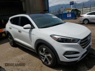 2017 Hyundai Tucson Limited z VIN KM8J3CA28HU296608, wystawiony jako Copart lot #58847025 z przebiegiem 94 306 mil mil oraz Czysty tytuł • Clean title. Historia ofert i sprzedaży dostępna na DreamBid. Obrazek 4.
