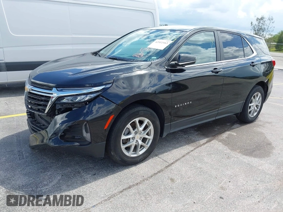 2023 Chevrolet Equinox LT with VIN 3GNAXKEG9PL184781, listed as a IAAI auction lot 42552163 with 42,970 mi miles and . Bid and sale history available at DreamBid. Image 2.
