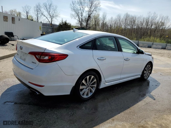 2016 Hyundai Sonata 2.4L Sport with VIN 5NPE34AF7GH267575, listed as a Copart auction lot 51304635 with 134,842 mi miles and Salvage Title. Bid and sale history available at carsss.com. Image 3.