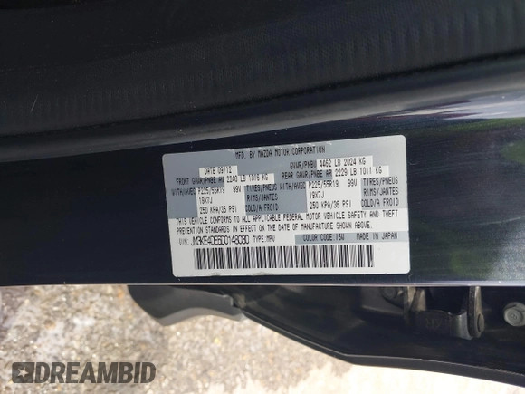2013 Mazda CX-5 Grand Touring with VIN JM3KE4DE6D0148030, listed as a IAAI auction lot 42082947 with 119,432 mi miles and . Bid and sale history available at DreamBid. Image 9.