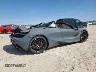 2022 McLaren 720S z VIN SBM14FCA0NW006456, wystawiony jako Copart lot #48148685 z przebiegiem 6859 mil mil oraz Szkody całkowita. Historia ofert i sprzedaży dostępna na DreamBid. Obrazek 3.