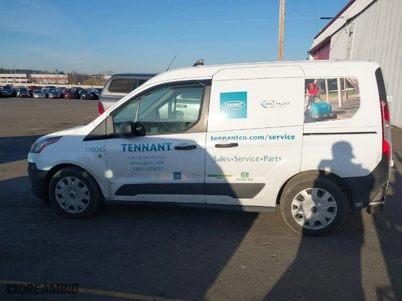 2019 Ford Transit Connect Van XL with VIN NM0LS6E27K1392019, listed as a IAAI auction lot 38783642 with 55,467 mi miles. Bid and sale history available at carsss.com. Image 14.