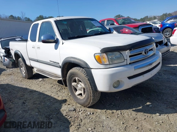 2003 Toyota Tundra SR5 with VIN 5TBBT44133S360948, listed as a IAAI auction lot 41660040 with 213,974 mi miles and . Bid and sale history available at DreamBid. Image 1.