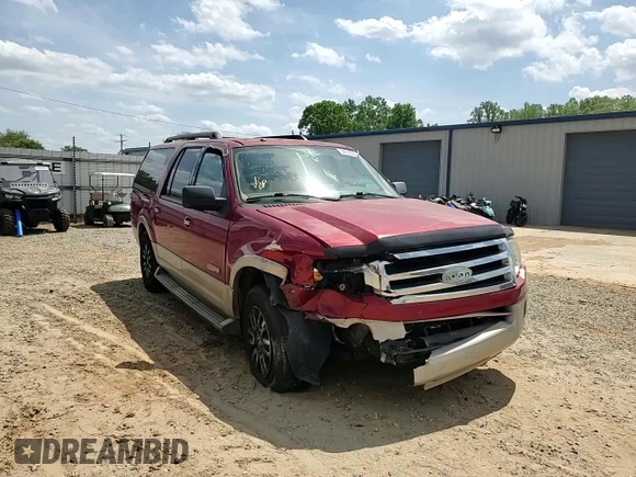2007 Ford Expedition Max Eddie Bauer z VIN 1FMFK175X7LA18795, wystawiony jako Copart lot #54009945 z przebiegiem 230 646 mil mil oraz Szkoda całkowita • Salvage title. Historia ofert i sprzedaży dostępna na DreamBid. Obrazek 14.