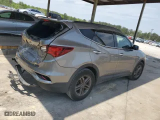 2017 Hyundai Santa Fe Sport 2.4L with VIN 5XYZU3LB7HG416868, listed as a Copart auction lot 53335165 with 135,944 mi miles and Salvage Title. Bid and sale history available at carsss.com. Image 3.
