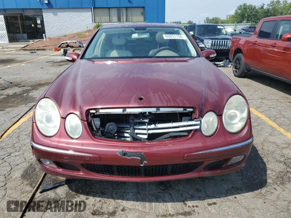 2003 Mercedes-Benz E-Class 3.2L with VIN WDBUF65J53A094202, listed as a Copart auction lot 69251154 with 0 mi miles and Salvage Title. Bid and sale history available at carsss.com. Image 5.