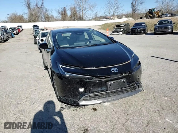 2023 Toyota Prius LE with VIN JTDACAAU5P3002371, listed as a Copart auction lot 49749655 with 40,245 mi miles and Salvage Title. Bid and sale history available at carsss.com. Image 10.