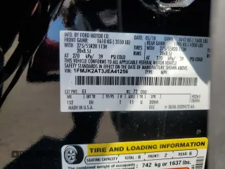 2018 Ford Expedition Max Limited z VIN 1FMJK2AT3JEA41256, wystawiony jako Copart lot #65239135 z przebiegiem 44 489 mil mil oraz Szkoda całkowita • Salvage title. Historia ofert i sprzedaży dostępna na DreamBid. Obrazek 14.