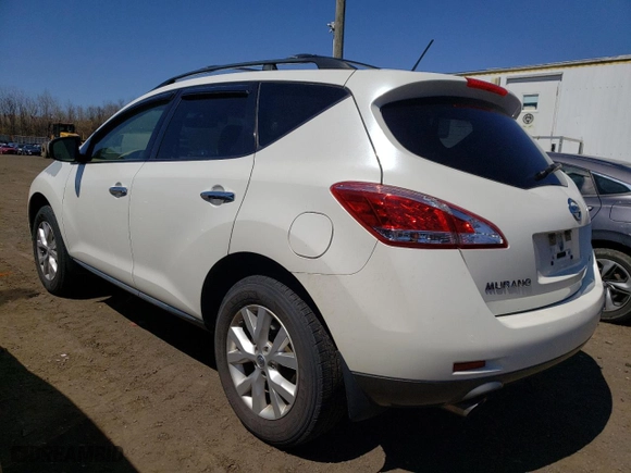 2013 Nissan Murano SL with VIN JN8AZ1MW6DW317545, listed as a Copart auction lot 52925185 with 77,162 mi miles and Salvage Title. Bid and sale history available at carsss.com. Image 2.
