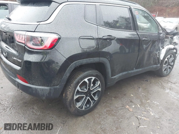 2023 Jeep Compass Limited with VIN 3C4NJDCN8PT512863, listed as a IAAI auction lot 41197075 with 29,216 mi miles and . Bid and sale history available at DreamBid. Image 4.