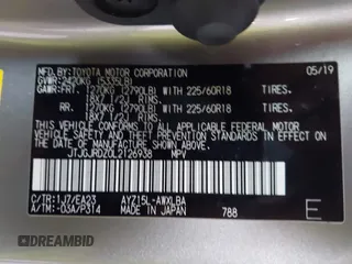 2020 Lexus NX 300h with VIN JTJGJRDZ0L2126938, listed as a IAAI auction lot 42246887 with 83,860 mi miles and . Bid and sale history available at DreamBid. Image 9.