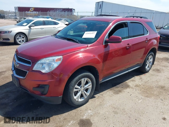 2011 Chevrolet Equinox 1LT with VIN 2CNFLEEC0B6356519, listed as a IAAI auction lot 42091497 with 223,923 mi miles and . Bid and sale history available at DreamBid. Image 2.