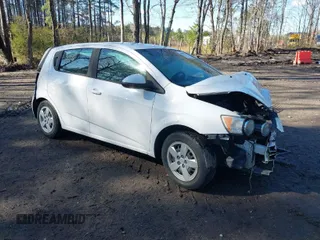 2014 Chevrolet Sonic LS with VIN 1G1JA6SH1E4128568, listed as a IAAI auction lot 41801552 with 151,284 mi miles and . Bid and sale history available at DreamBid. Image 1.
