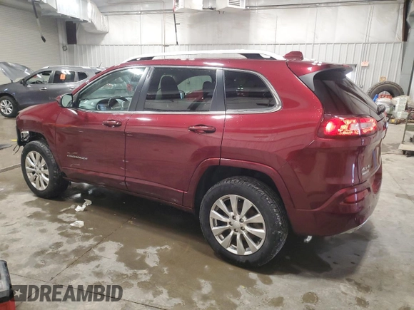 2018 Jeep Cherokee Overland with VIN 1C4PJMJXXJD617222, listed as a Copart auction lot 52100155 with 110,771 mi miles and Clean title. Bid and sale history available at DreamBid. Image 2.