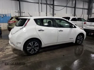 2016 Nissan LEAF S with VIN 1N4BZ0CP3GC312769, listed as a Copart auction lot 67622033 with 61,843 mi miles. Bid and sale history available at carsss.com. Image 3.