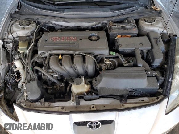 2001 Toyota Celica GT z VIN JTDDR32TX10093188, wystawiony jako Copart lot #56589435 z przebiegiem 134 624 mil mil oraz Szkoda całkowita • Salvage title. Historia ofert i sprzedaży dostępna na DreamBid. Obrazek 11.