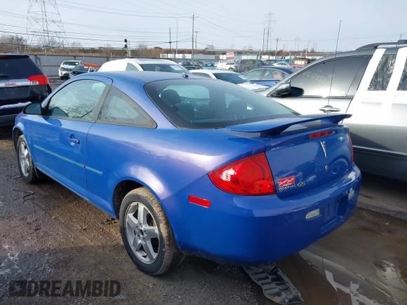 2008 Pontiac G5 with VIN 1G2AL18F887188705, listed as a IAAI auction lot 40978694 with 148,438 mi miles. Bid and sale history available at carsss.com. Image 3.