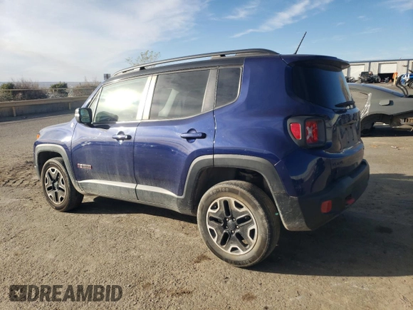 2016 Jeep Renegade Trailhawk with VIN ZACCJBCT3GPD31008, listed as a Copart auction lot 48907925 with 95,155 mi miles and Salvage title. Bid and sale history available at DreamBid. Image 2.