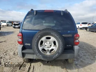 2005 Jeep Liberty Sport with VIN 1J4GK48K85W500654, listed as a Copart auction lot 43412695 with 119,366 mi miles and Salvage Title. Bid and sale history available at carsss.com. Image 6.