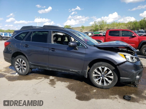 2017 Subaru Outback Limited with VIN 4S4BSEKC4H3234350, listed as a Copart auction lot 55823535 with 55,327 mi miles and Salvage title. Bid and sale history available at DreamBid. Image 4.