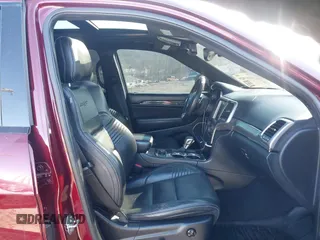 2017 Jeep Grand Cherokee SRT with VIN 1C4RJFDJ1HC754559, listed as a IAAI auction lot 41461029 with 100,096 mi miles. Bid and sale history available at carsss.com. Image 5.