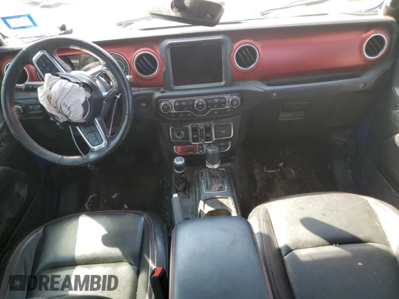 2022 Jeep Gladiator Rubicon with VIN 1C6JJTBG4NL151210, listed as a Copart auction lot 75117154 with 49,027 mi miles and Salvage title. Bid and sale history available at DreamBid. Image 8.