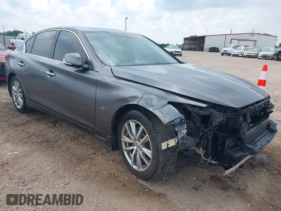 2014 Infiniti Q50 Premium with VIN JN1BV7APXEM681978, listed as a IAAI auction lot 42681718 with 138,857 mi miles and . Bid and sale history available at DreamBid. Image 1.