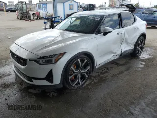 2021 Polestar 2 Launch Edition with VIN LPSED3KA7ML014881, listed as a Copart auction lot 50965635 with 22,878 mi miles and Salvage Title. Bid and sale history available at DreamBid. Image 1.