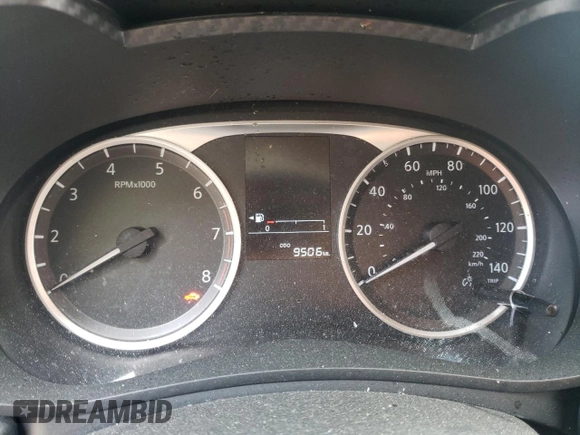 2024 Nissan Versa S with VIN 3N1CN8DV4RL904939, listed as a Copart auction lot 53999585 with 9,506 mi miles and Salvage title. Bid and sale history available at DreamBid. Image 9.