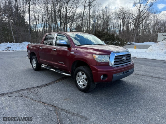 2007 Toyota Tundra LTD with VIN 5TBDV58177S478722, listed as a Copart auction lot 47595765 with 262,611 mi miles and Clean Title. Bid and sale history available at carsss.com. Image 1.