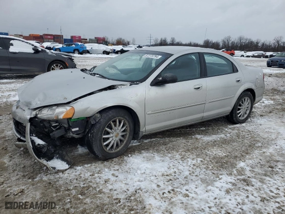 2001 Chrysler Sebring LXi with VIN 1C3EL56U91N720152, listed as a Copart auction lot 87273794 with 84,222 mi miles and Salvage Title. Bid and sale history available at carsss.com. Image 1.