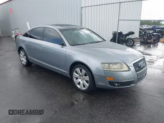 2007 Audi A6 3.2L with VIN WAUDH74F87N050379, listed as a IAAI auction lot 41941729 with 269,828 mi miles. Bid and sale history available at carsss.com. Image 1.