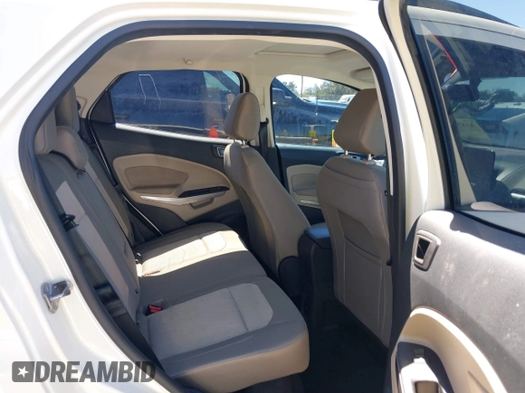 2021 Ford EcoSport SE with VIN MAJ3S2GE4MC439992, listed as a IAAI auction lot 41839289 with 28,563 mi miles and . Bid and sale history available at carsss.com. Image 8.