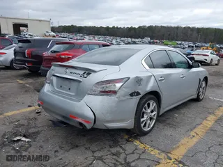 2014 Nissan Maxima 3.5 S with VIN 1N4AA5AP3EC463238, listed as a IAAI auction lot 41247859 with 1 mi miles. Bid and sale history available at carsss.com. Image 4.