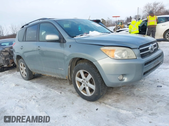 2008 Toyota RAV4 Ltd with VIN JTMBK31V886040432, listed as a IAAI auction lot 41554713 with 211,164 mi miles. Bid and sale history available at carsss.com. Image 1.