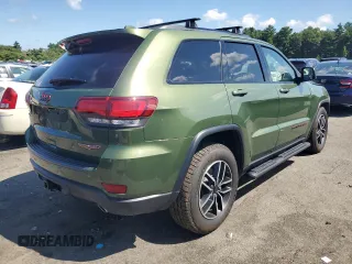 2020 Jeep Grand Cherokee Trailhawk z VIN 1C4RJFLG5LC378351, wystawiony jako Copart lot #64260415 z przebiegiem 53 762 mil mil oraz Szkoda całkowita • Salvage title. Historia ofert i sprzedaży dostępna na DreamBid. Obrazek 3.