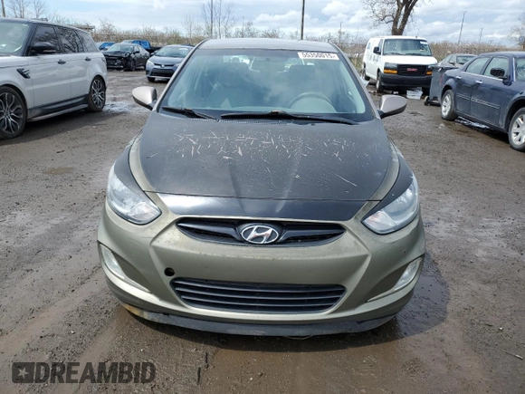 2013 Hyundai Accent GLS with VIN KMHCT4AE1DU336921, listed as a Copart auction lot 55350015 with 188,916 mi miles and Clean title. Bid and sale history available at DreamBid. Image 5.