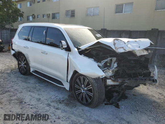 2018 Lexus LX 570 z VIN JTJHY7AX6J4279154, wystawiony jako Copart lot #87444804 z przebiegiem 96 716 mil mil oraz Nie do naprawy • Non repairable. Historia ofert i sprzedaży dostępna na DreamBid. Obrazek 4.