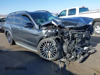 2018 Mercedes-Benz GLS 63 AMG with VIN 4JGDF7FE2JB036480, listed as a IAAI auction lot 39798161 with 38,731 mi miles and . Bid and sale history available at DreamBid. Image 1.