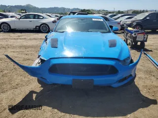 2017 Ford Mustang GT with VIN 1FA6P8CF0H5335929, listed as a Copart auction lot 55785675 with 71,600 mi miles and Salvage title. Bid and sale history available at DreamBid. Image 5.
