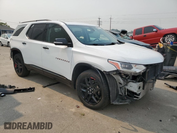 2019 Chevrolet Traverse Premier with VIN 1GNEVKKW1KJ282545, listed as a Copart auction lot 66208724 with 74,390 mi miles and Salvage Title. Bid and sale history available at carsss.com. Image 4.