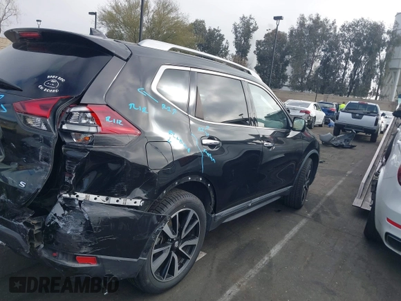2019 Nissan Rogue SL with VIN 5N1AT2MT9KC749923, listed as a IAAI auction lot 41499939 with 39,193 mi miles and . Bid and sale history available at DreamBid. Image 13.