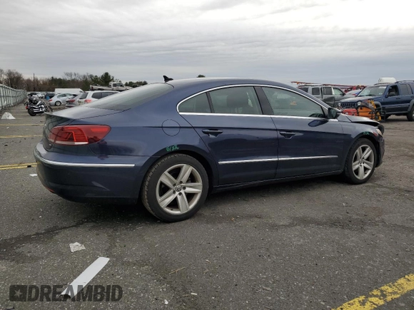 2013 Volkswagen CC Sport with VIN WVWBP7AN4DE508648, listed as a Copart auction lot 85769284 with 88,300 mi miles and Salvage Title. Bid and sale history available at carsss.com. Image 3.