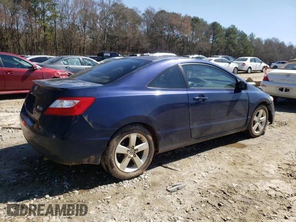 2006 Honda Civic Cpe EX with VIN 2HGFG12856H532901, listed as a Copart auction lot 48634825 with 202,881 mi miles and Salvage Title. Bid and sale history available at carsss.com. Image 3.