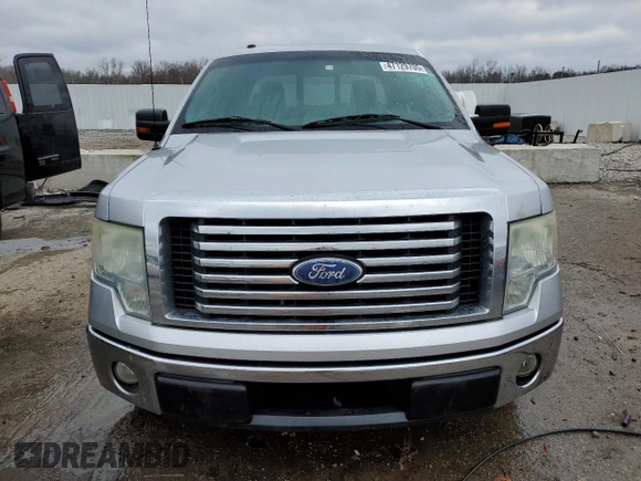 2010 Ford F-150 XL with VIN 1FTFW1CV9AFB28242, listed as a Copart auction lot 47129705 with 244,097 mi miles and Non Repairable. Bid and sale history available at carsss.com. Image 5.