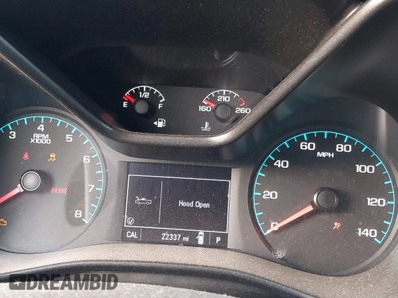 2022 Chevrolet Colorado 2WD Work Truck with VIN 1GCGSBEN4N1319525, listed as a IAAI auction lot 41070216 with 22,337 mi miles and . Bid and sale history available at DreamBid. Image 16.